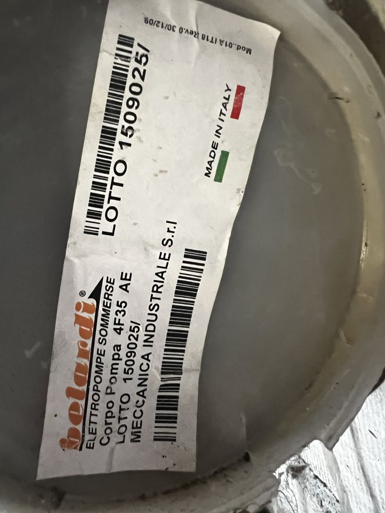 Pompa głębinowa 4F35 Belardi Sumoto 7,5kW