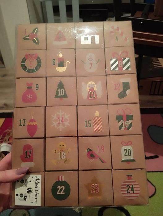 Pudełka do kalendarza adwentowego puste