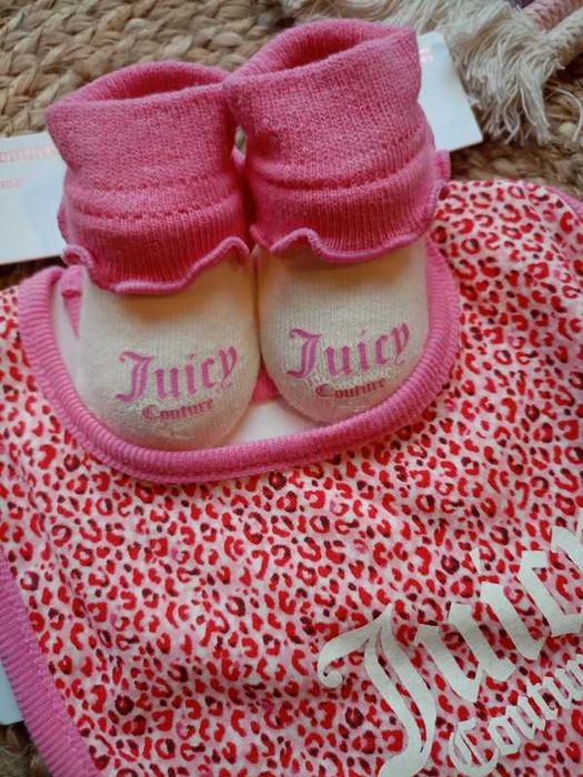 Zestaw prezentowy niemowlęcy Juicy Couture ślimaczek skarpetki
