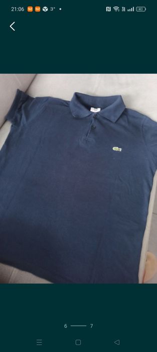 Koszulka polo granatowa rozmiar L ala lacoste