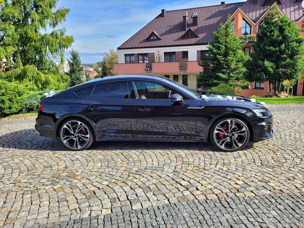 Wynajem samochodu do ślubu Audi A5 Quattro S-Line