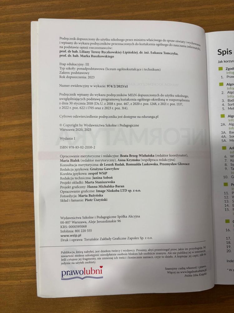 Informatyka podrecznik klasa 2 liceum technikum