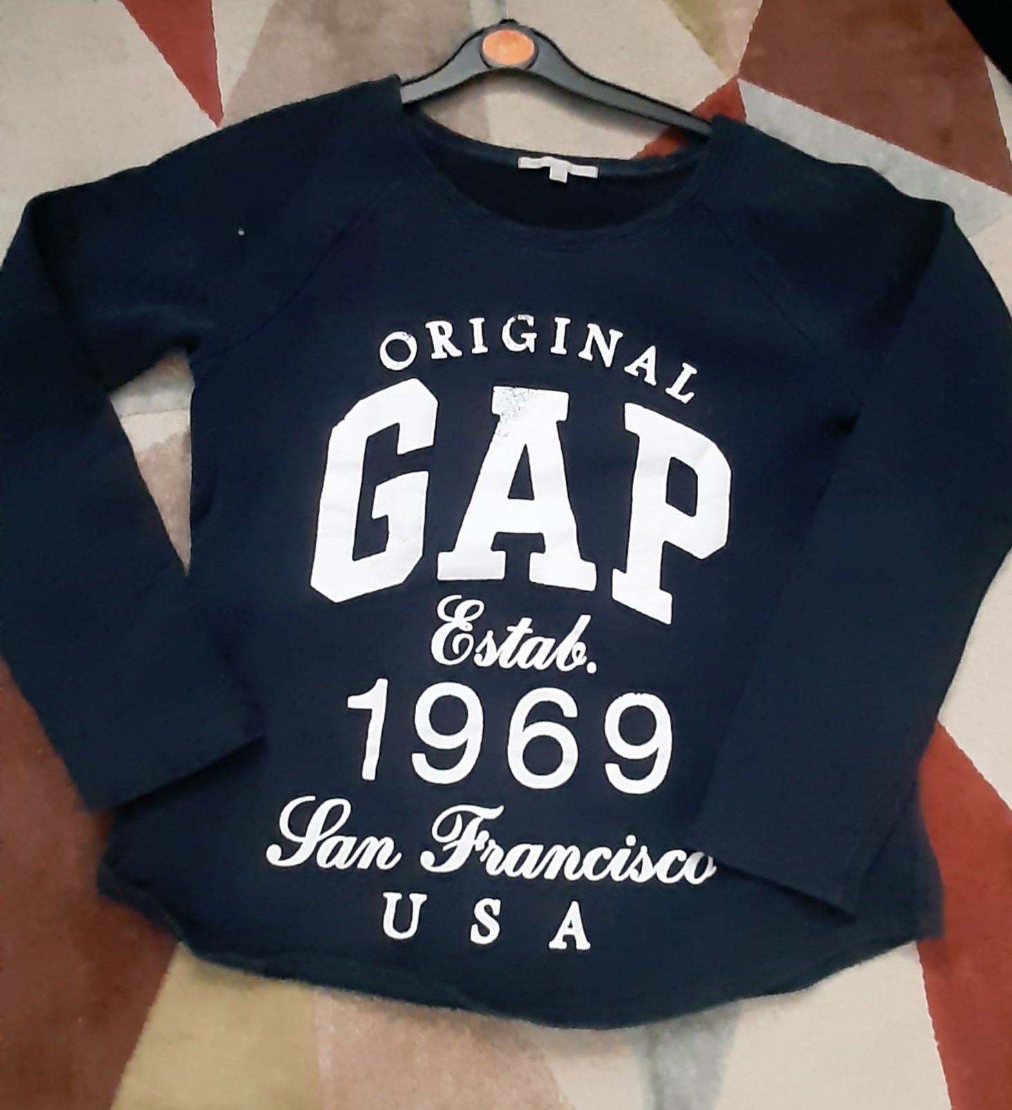 Granatowa bluza GAP r M vintage