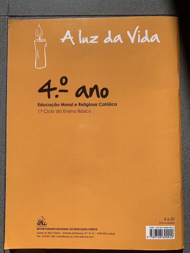 Manual “A luz da vida” 4’ano