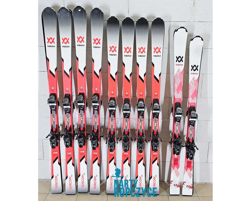 NartyRopczyce Narty 172 179 VOLKL DEACON 7.2 Pakiet GRIP WALK
