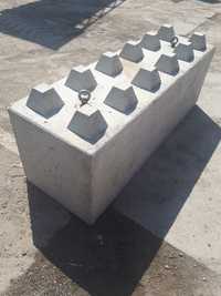 Bloki betonowe , zasieki, boksy, mur oporowy, ściana oporowa