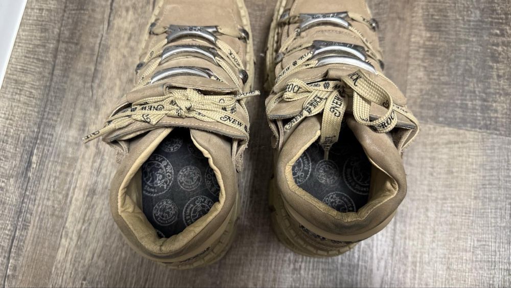 Кросівки з нобуку New Rock SOFTY SAFARI TANK Casco Cuerda