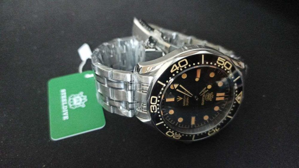 STEELDIVE SD1957  NH35 автоматические мужские часы для дайвинга 300 м