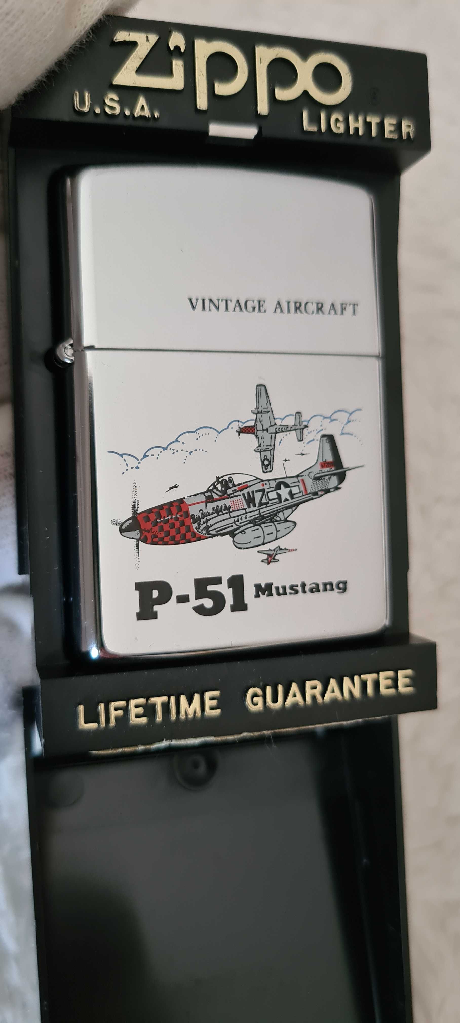 Zapalniczka Zippo P-51 Mustang 1993r. Nowa.