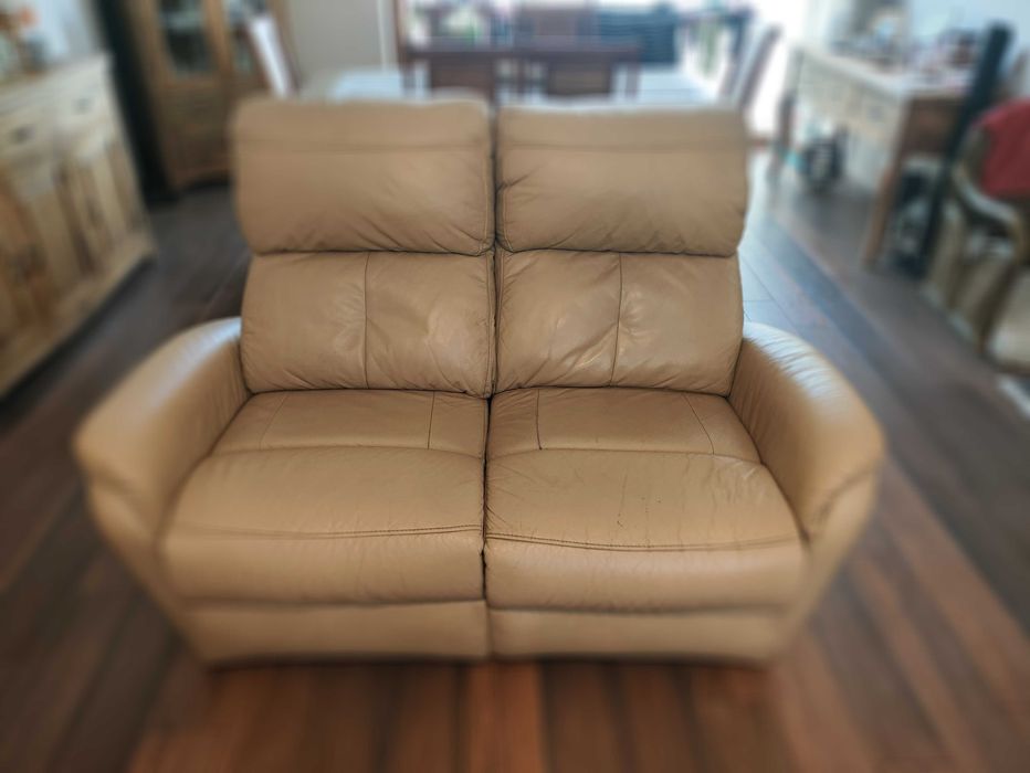 Sofa skórzana dwuosobowa