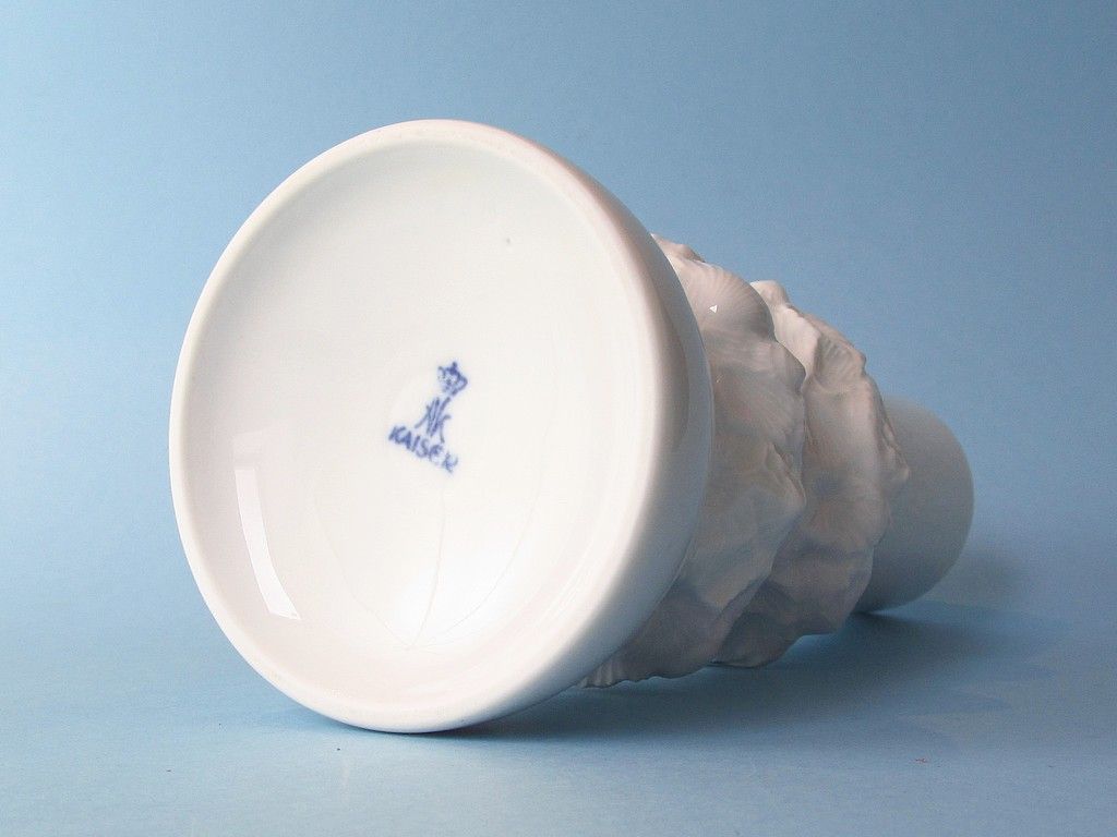 ak kaiser designerski wazon porcelanowy muszle