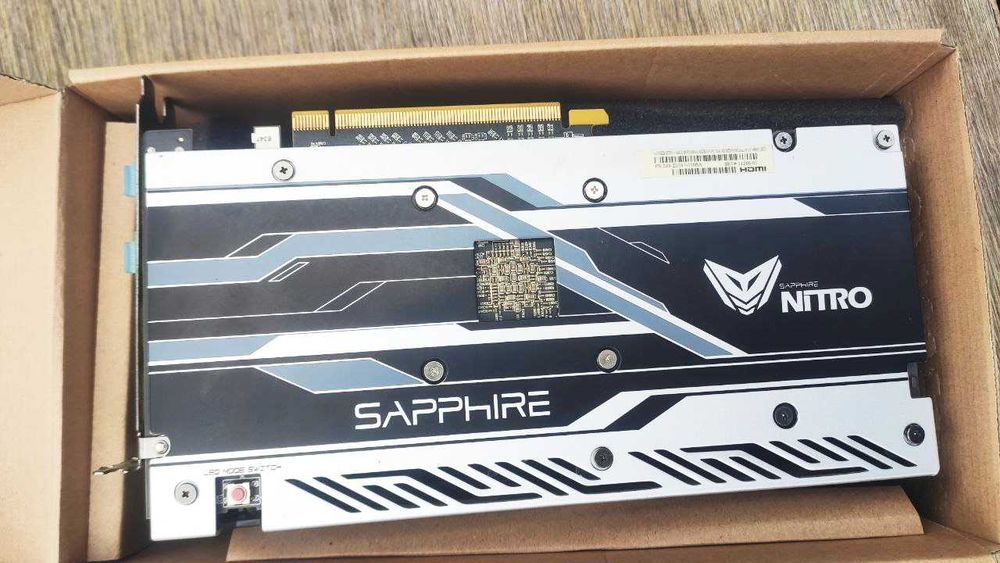 Игровая видеокарта RX 480 Nitro+ 8GB, RGB, OC