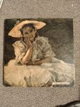 Władysław Podkowiński "A girl in a hat" 1976 rok