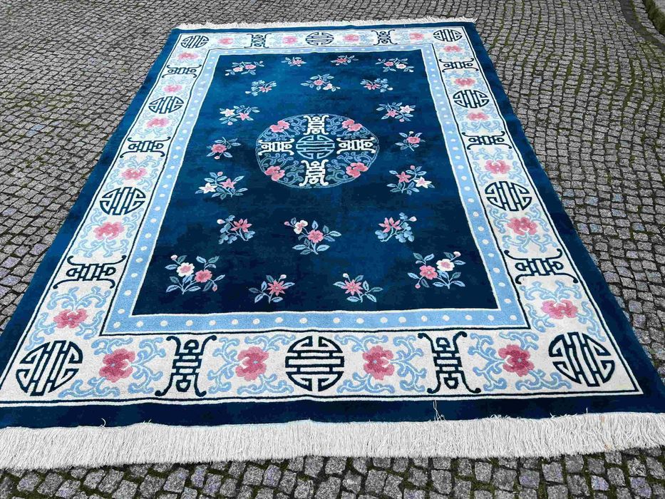 Chiński ręcznie tkany kaszmirowy dywan 380x250 galeria 14 tys