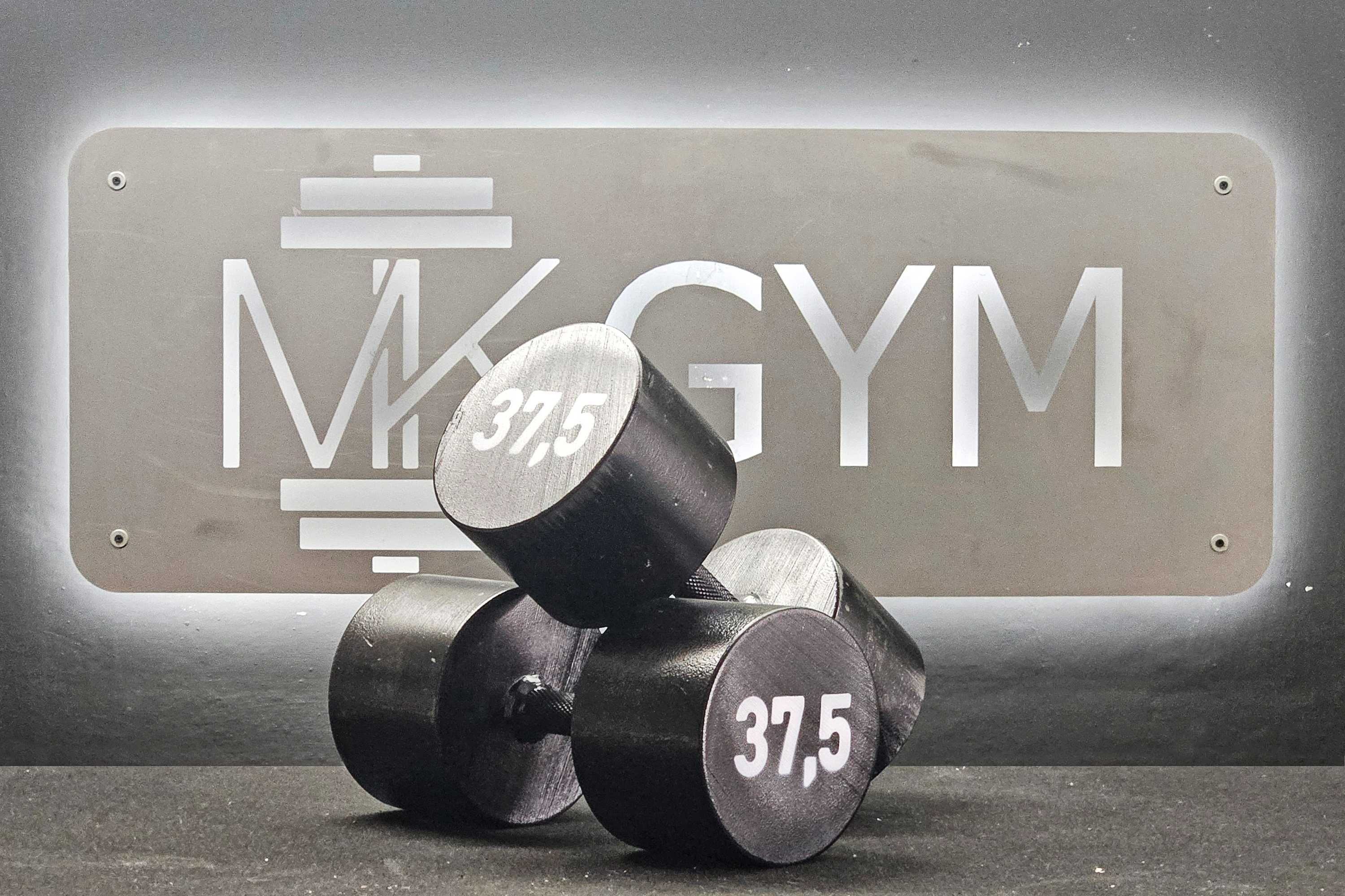 Hantle na siłownię 2x 37,5kg