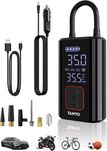 mini compressor de ar portátil 150 PSI, insuflador elétrico 12 V  USB