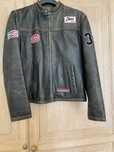 Skórzana kurtka  biker Leonardo vintage.
