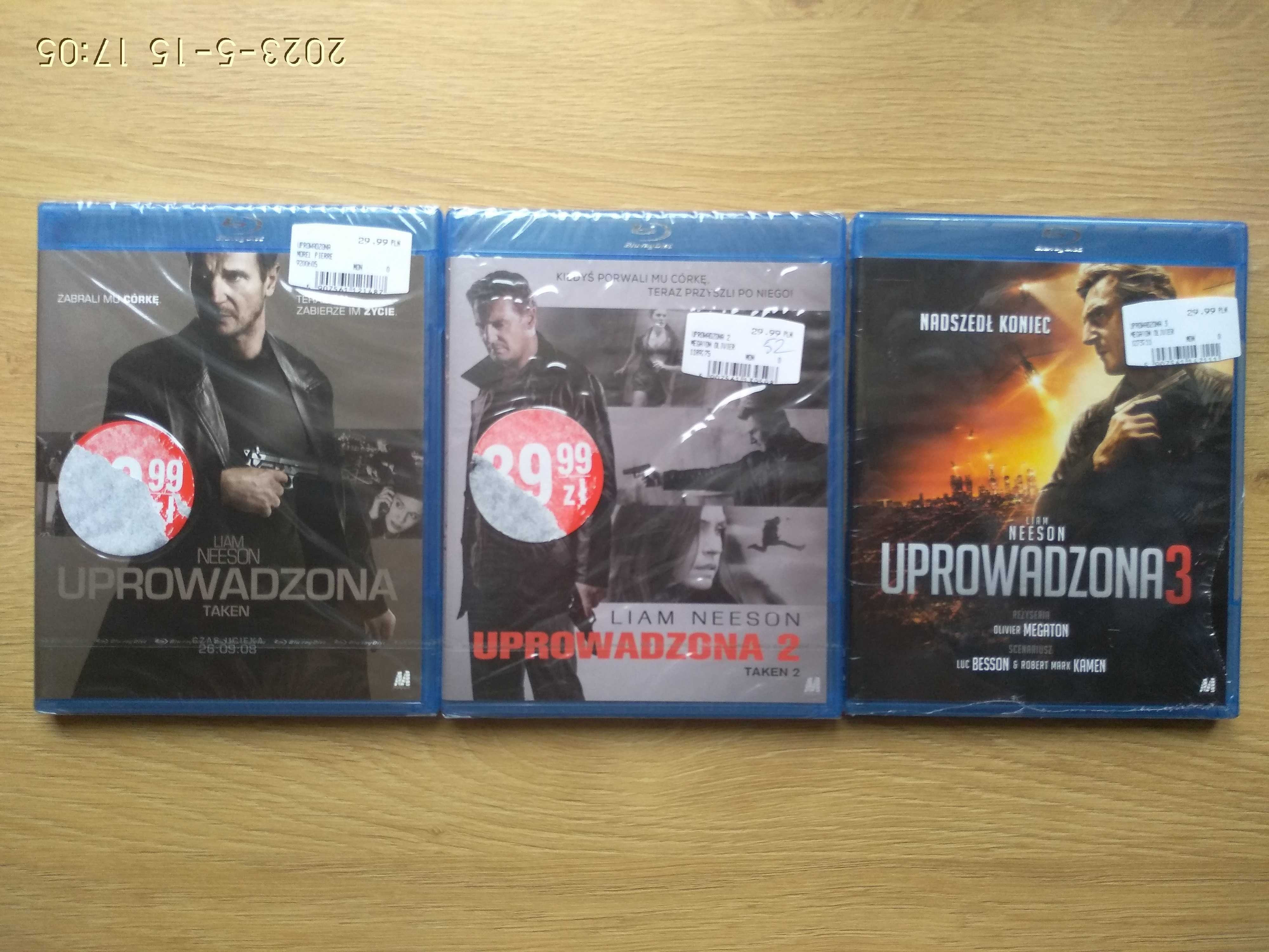 Uprowadzona 1-3 blu ray polskie napisy i polki lektor wysyłka gratis