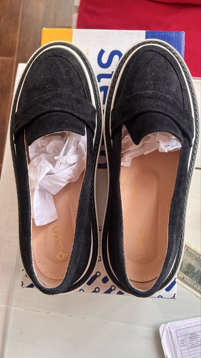 Мокасини всесезонні жвночі 39 розмір