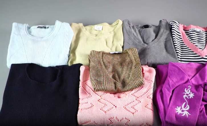 Swetry damskie letnie cieńkie odzież używana oferta hurtowa do sklepów
