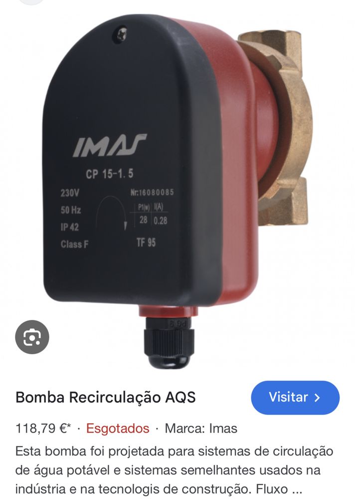 Bomba Recirculação