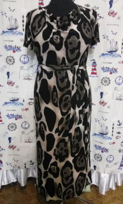 Женское платье большой размер 58-62. Пояс на резинк. ,Ткань масло хоро