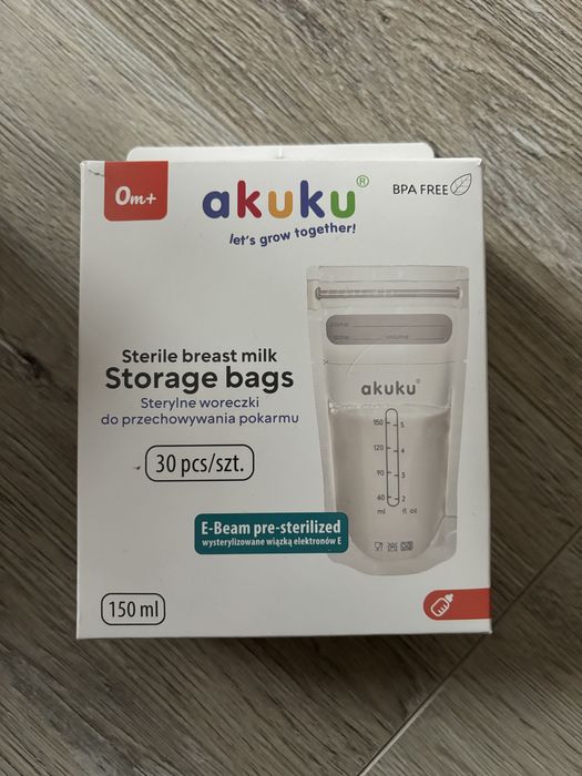 Woreczki do przechowywania pokarmu Akuku, 30 szt.