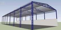Heavy-Duty Metal Structure for Sale – Ideal for Covered Parking