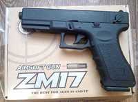 Детский пистолет ZM-17,  пистолет Glok 17, ствольная задержка