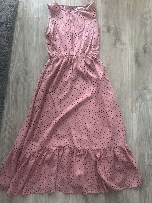 Sukienka midi letnia z wiskozy XS