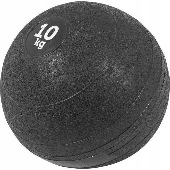 Gorilla Sports Piłka lekarska 28 cm Czarny NrC51