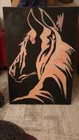Obraz ręcznie malowany na płótnie koń