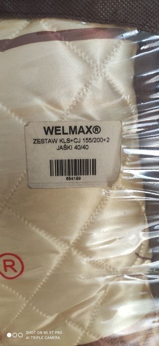 zestaw Welmax  155x200 + 2 poduszki