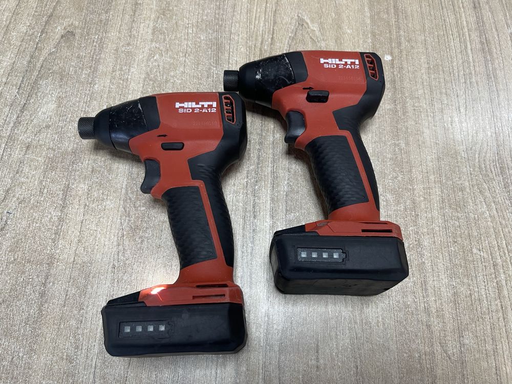Hilti SID 2-A12 + B12 2.6Ah / безщіткові імпакти Хілті 12V