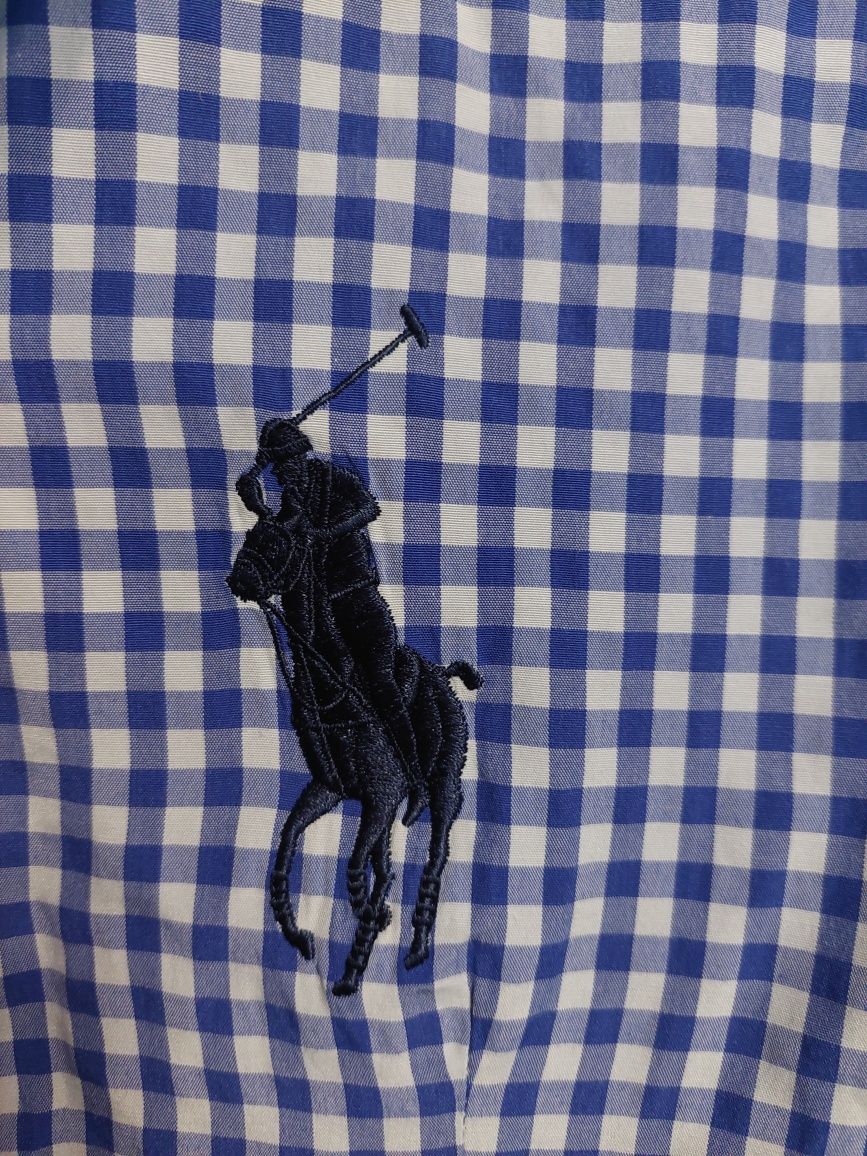 Jak nowa koszula w kratę damska Polo Ralph Lauren rozmiar S