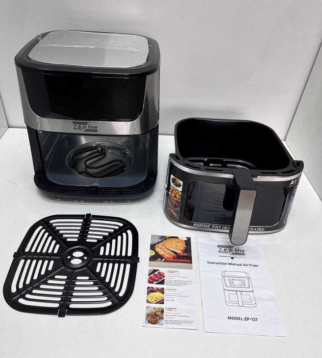 Аерофрітюрниця zepline-109-211 Аерогриль повітряна фритюрниця 12-14л