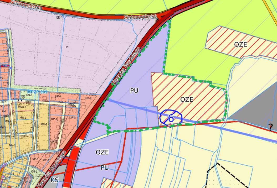 Działka 100000m2 inwestycyjna przemysłowa 20km do Zielona Góra