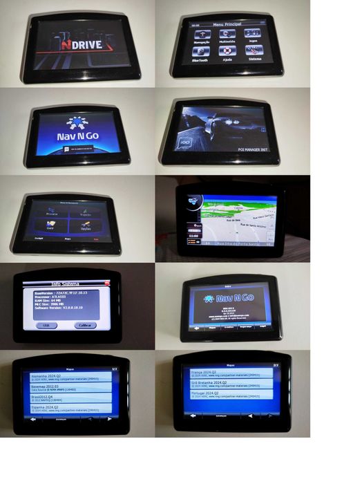 GPS NDRIVE G800R com Acessórios (Atualizado Com Software NNG iGO 8)