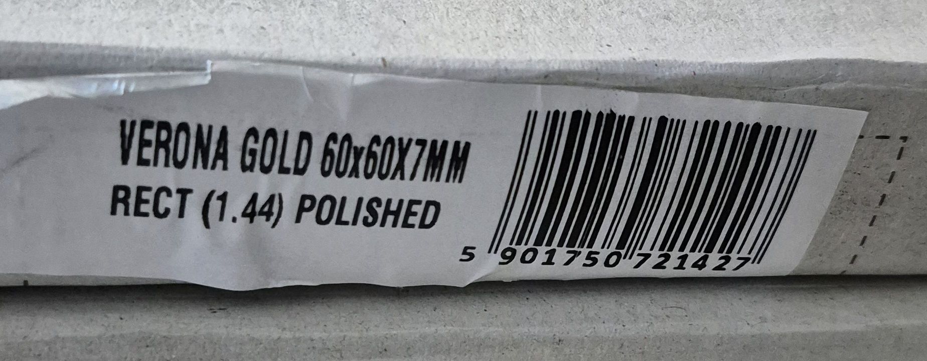 Kafelki Płytki Gres polerowany Verona Gold 60x60