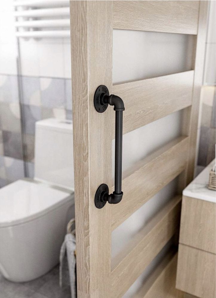 Klamka NOWA żeliwna loft uchwyt 250 rura