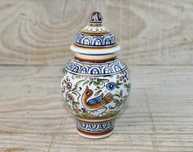 Pote vintage pintada à mão - Faiança de Coimbra - Século XVII