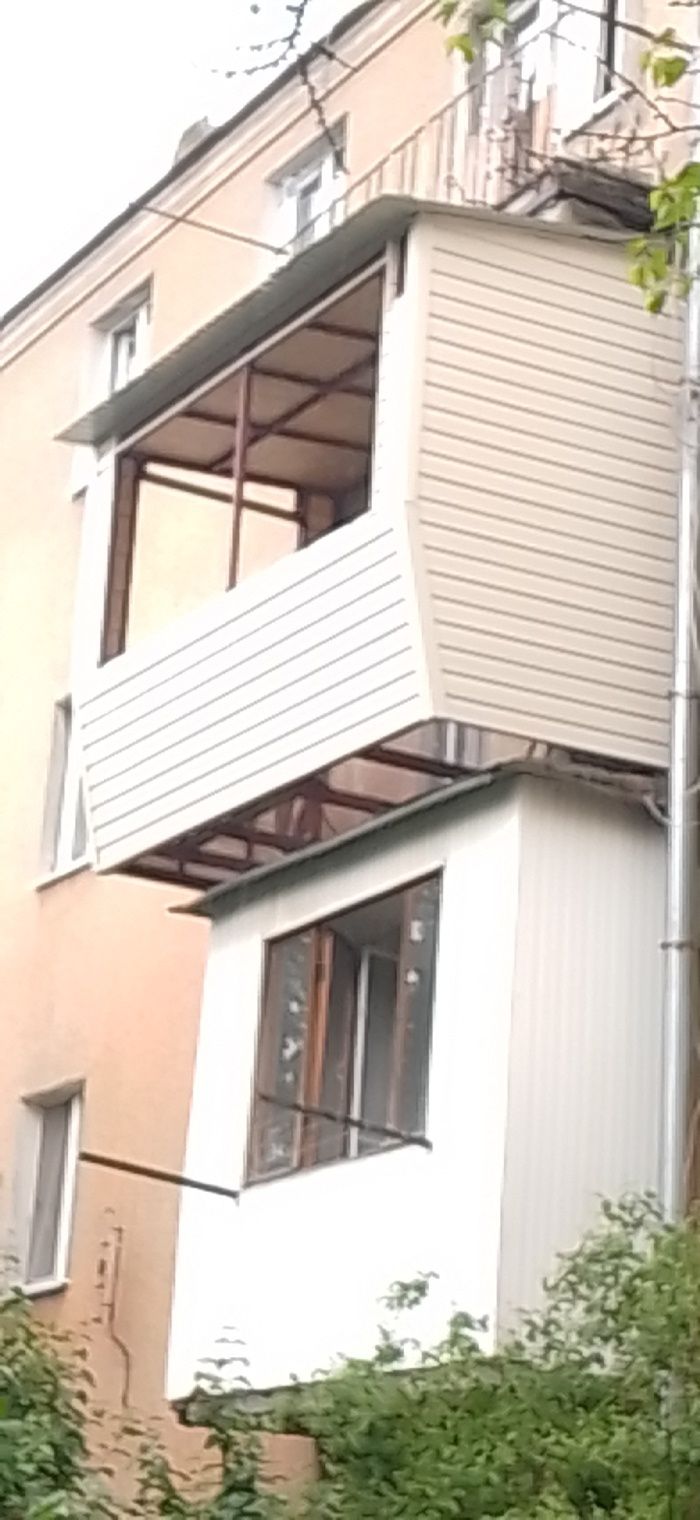 Балконы ремонт расширение