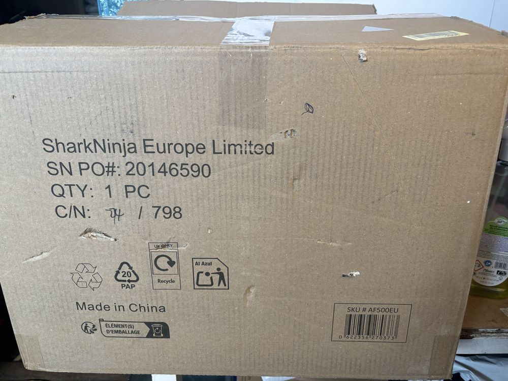 Ninja flexdrawer frytkownica dzielona 10,4l beztluszczowa
