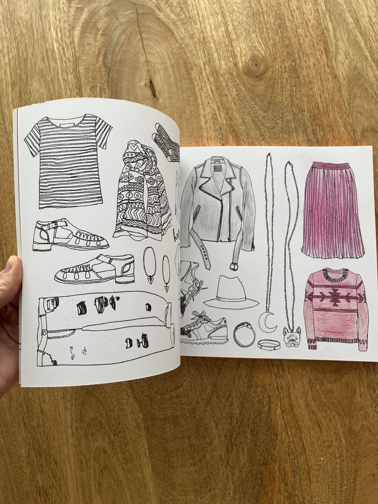 Kolorowanka dla dorosłych, Hipster colouring book