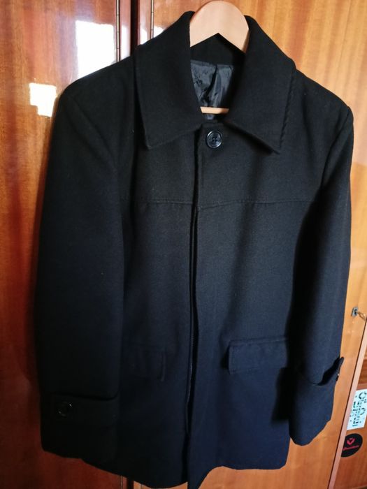 Płaszcz męski lub młodzieżowy czarny