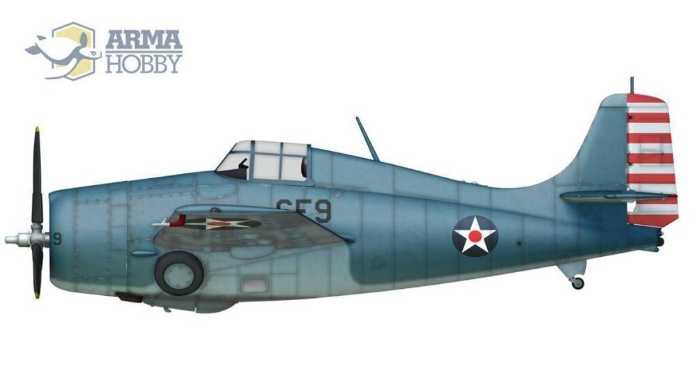 Arma Hobby 70047 F4F-4 Wildcat Expert Set 1/72 model do sklejania