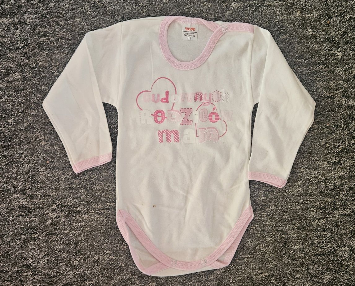Body z napisem Cudownych rodziców mam r.92