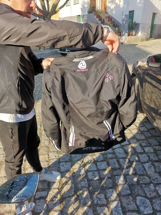 Blusao mota mulher como novo