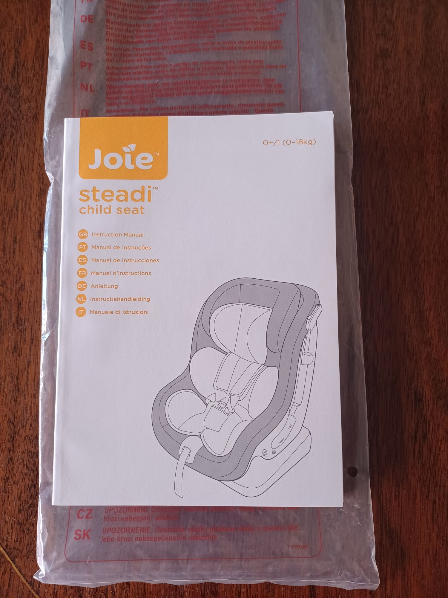 Cadeira auto Joie 0+/1