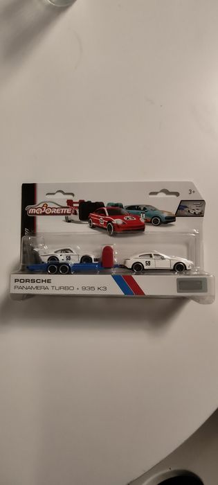 Porsche Panamera Turbo+ 935 K3 zestaw Majorette PREMIUM jak Hot Wheels